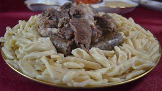 CHECHEN KHINKAL Dumplings WITH MEAT.