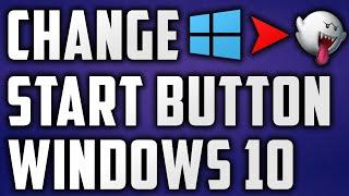 How To Change Start Button/Menu On Windows 8/10 FAST AND EASY 2015!