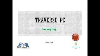 Traverse PC - Surveying data into the AutoCAD