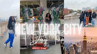 A DAY TRIP TO NEW YORK CITY W/ THE GIRLS  TRAVEL VLOG | brooklyn, food spots, manhattan + more