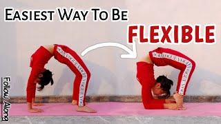 How to get FLEXIBLE Back Fast! (हिंदी में) Beginner to Advanced Stretch Routine