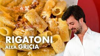 Rigatoni alla gricia: uno dei 4 mostri sacri della cucina italiana. *REGIONALE*
