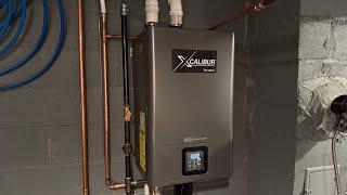 Considering Tankless? NEVER DESCALE EVER! Lochinvar XCalibur X3 Water Heater ZERO MAINTENANCE