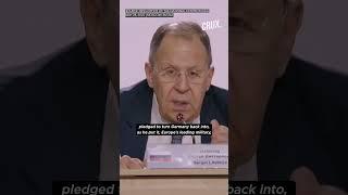 Russian Foreign Minister Lavrov calls German Army Plans “very worrying”