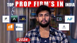 Top Prop Firm's in India || Best Prop Firm For 2024 || Best Pick For Indian Forex Traders