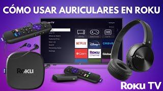 Cómo conectar auriculares inalámbricos Bluetooth a mi Roku