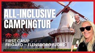 All inclusive campingtur. Peer og Signe besøger First Camp Frigård - Flensborg Fjord
