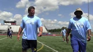 Mike Martin Helps at Ndamukong Suh Football Camp