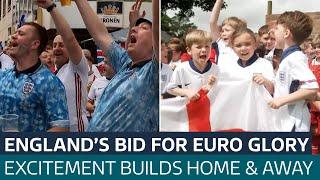 Excitement and nerves build ahead of England's semi-final against the Netherlands | ITV News