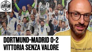 Dortmund-Real Madrid 0-2 vittoria senza valore per il calcio ||| Avsim