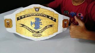 How to make WWE Intercontinental Championship title belt at home | RV world |