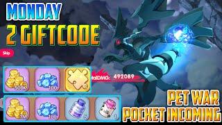 2 Giftcode - Pocket Incoming I Pet Impact I Pet War @animappz