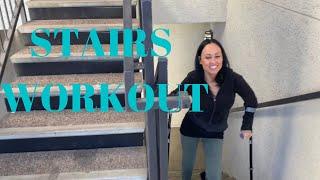 Stairs Workout | mom of 3 with Cerebral Palsy