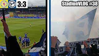 StadionVLOG #38 I Eintracht Braunschweig vs. Arminia Bielefeld 3:3 I PYRO + STIMMUNG vom Gästeblock