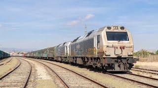 Renfe 333.3 EMD cabview Albacete-Murcia 4K