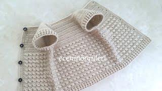 Crochet Easy Pattern Baby Vest / Baby Boy Vest / Baby Girl Vest / for 1 year old /Baby Sweater