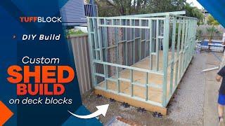 Building a Shed - using TuffBlocks as a foundation