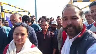 Protest by locals at Toll Plaza on Jammu's Ring Road