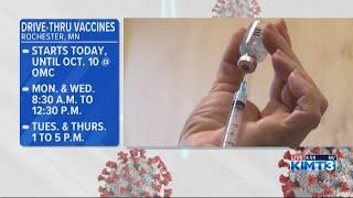 Olmsted Medical Center's drive-thru vaccinations starts Monday