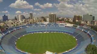 Vuelo Panorámico sobre el Estadio Azul y Plaza De Toros con Dron DJI Phantom