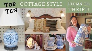 Top Ten Cottage Style Home Décor Items You Should Buy at Thrift Stores! Home Decorating Ideas