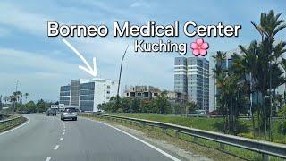 Kuching Sarawak driving Jalan Foochow to Jalan Tun Jugah heading to airport️