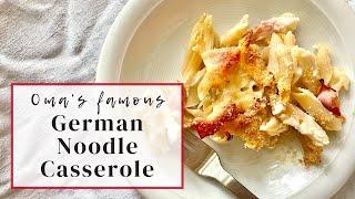 How to a Make German Noodle Casserole | Nudelauflauf