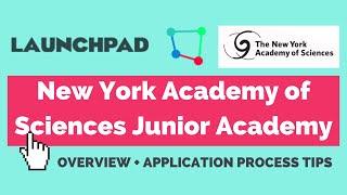 New York Academy of Sciences | How I got 1ST PLACE + Application Tips