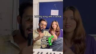 Making song with 4 random words.(Vlog Channel name - Tushika Joshi) #music #hiphopmusic