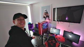 FaZe Teeqo Room Tour at FaZe House Hollywood! *2 PC GAMING SETUP*