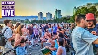 Vancouver Live  - Friday Night at English Bay and Sunset Beach (July 12, 2024)