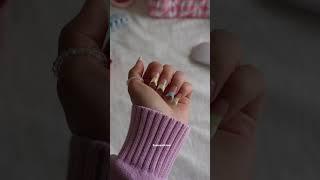 TRENDING 🫧 Pastel French Tip manicure using uv GEWEL gel nail wraps #nails #nailarttools #nailart