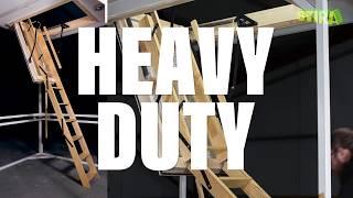 Heavy duty Stira folding attic stairs - Loft Ladder