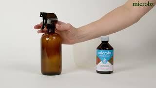 How do I use my microbz probiotic cleaner?