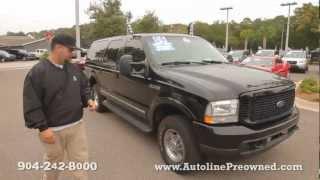 Autoline's 2004 Ford Excursion Limited Walk Around Review Test Drive