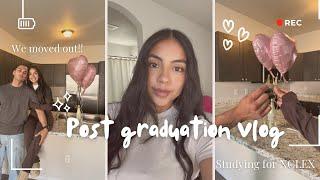 Post graduation vlog  Moving into my new home !!