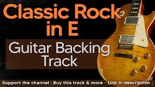 Classic Rock Guitar Backing Track - Blues Rock Jam in E