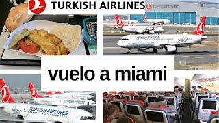 Turkish Airlines CLASE TURISTA | Vuelo a Miami en BOEING 777