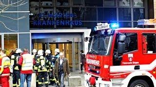 Siegen: Großeinsatz der Feuerwehr im Marienkrankenhaus