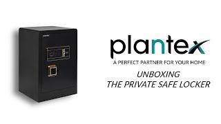 Plantex Digital Electronic Safe Locker for Home, Office, and Hotels with Secure Fingerprint Sensor