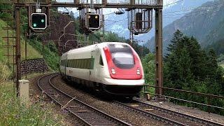 Bahnland Schweiz: Gotthardbahn/Ferrovia del Gottardo Nordrampe rund um Wassen Juli 2014 Teil 2