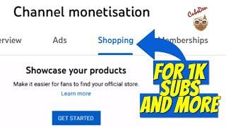 YouTube Shopping Feature NEW Monetization Revenue 2022