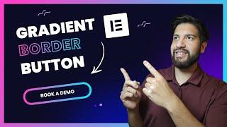 Elementor Button Border Gradient | Animated Border