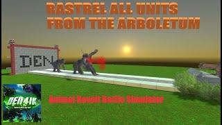 RASTREL ALL UNITS FROM THE ARBOLETUM - Animal Revolt Battle Simulator - Den4ik-ARBSimulator