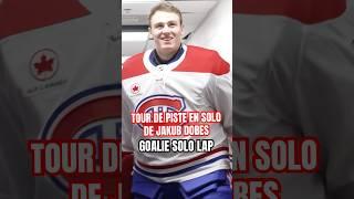 Jakub Dobes’ solo lap #NHL #Goalie #MontrealCanadiens #Shorts