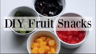 DIY Homemade Natural Fruit Snacks / Gummies - 4 Recipes  NaturallyThriftyMom