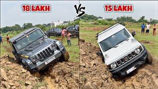 Extreme Mud Challenge with Jimny, Thar, Gypsy, Fortuner, Isuzu and Thar 700 | Jimny crashed