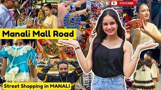 MANALI Mall Road Street Shopping | Shimla Himachal Pradesh - Best Markets to shop with prices