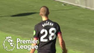 West Ham's Tomas Soucek nets equalizer v. Brentford | Premier League | NBC Sports