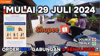 Orderan SPX Gabungan 3 Order Sekaligus ? Shopee Bertingkah Lagi | ONBID Driver Shopee Bandung